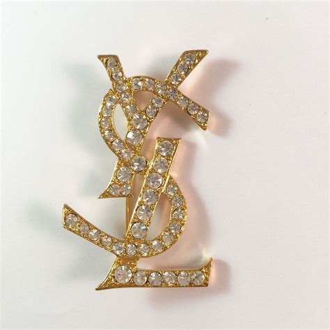 authentic ysl brooch